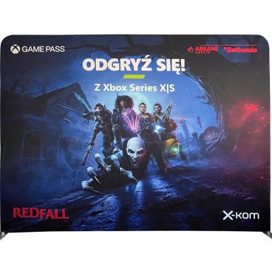 Scianka tekstylna prosta 300x230cm