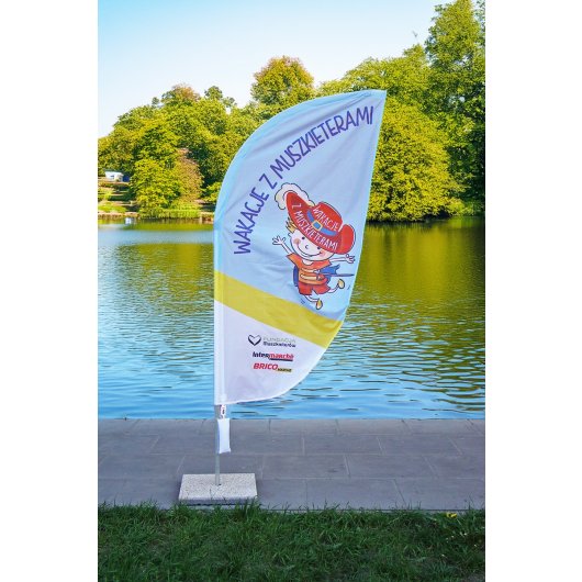 Flaga eventowa 210cm
