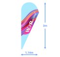 Flaga 1,14 x 3m do Half Midi