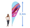 Żagiel reklamowy 3,3m Half Midi