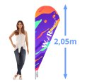 Flaga reklamowa 2,05m Half Mini