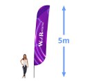 Żagiel reklamowy 5m Slim Full Maxi