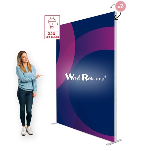 Ścianka Podświetlana Backlight 200 x 250