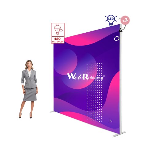 Ścianka Podświetlana Backlight 300 x 250