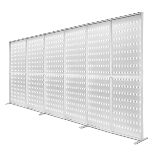 Ścianka Podświetlana Backlight 600 x 250 - Stelaż z Kurtyną