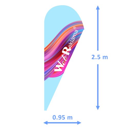 Flaga 0.95 x 2.5 m