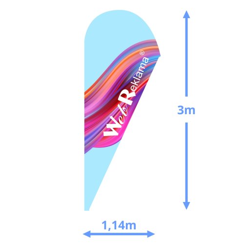 Flaga 1,14 x 3m