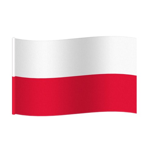 Flaga Polski na drzewiec