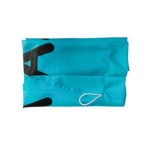 Materiał flagowy z nadrukiem i obszyciem typu winder slim