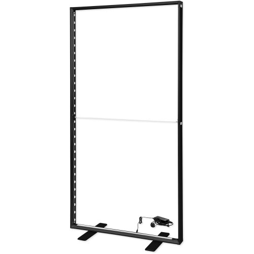 Stand modułowy podświetlany LED BOX 100x200 Czarny