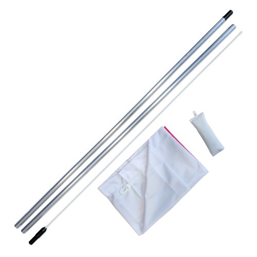 kompletny winder to 3-elementowy maszt, materiał z nadrukiem i obciążki flagi