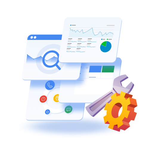 Pakiet Google: Analytics, Search Console, Tag Manager, My Business