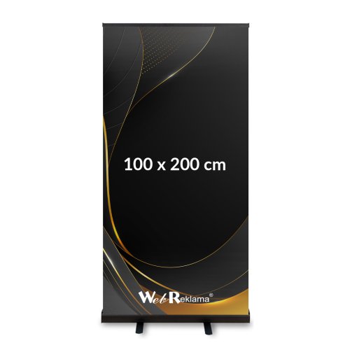 Rollup Black 100x200