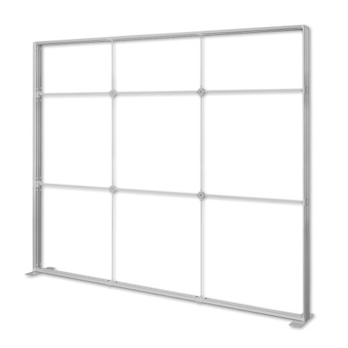 Ścianka podświetlana LED Premium 285x250 w walizce na kółkach - stelaż