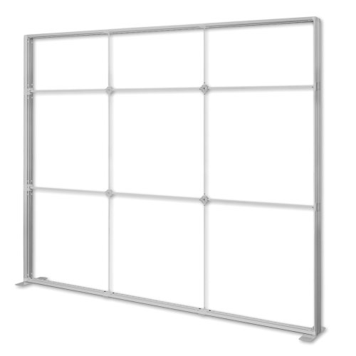 Ścianka podświetlana LED Premium 300x250 w walizce na kółkach - stelaż