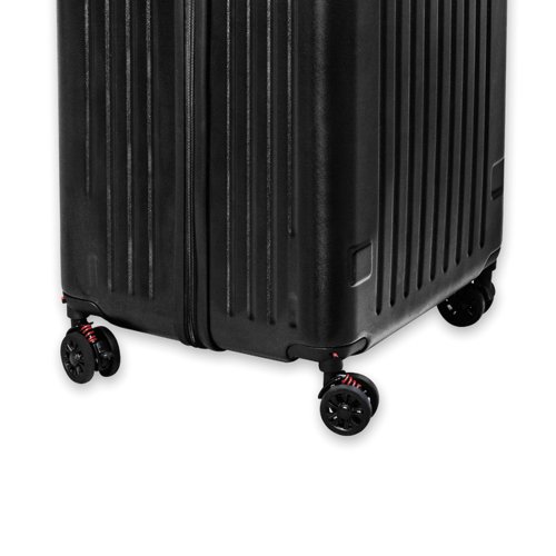 Ścianka podświetlana LED Premium 300x250 w walizce na kółkach - walizka, kółka