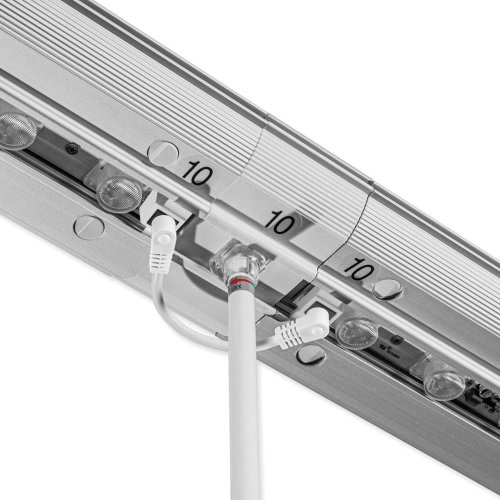 Ścianka podświetlana LED Premium 400x250 w walizce na kółkach - lampki