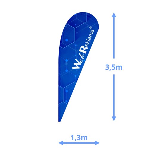 Flaga 1,3 x 3,5m