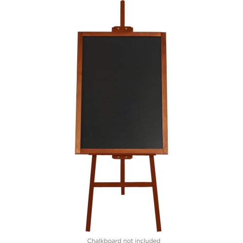 Prezentacja przykładowej tablicy kredowej na sztaludze