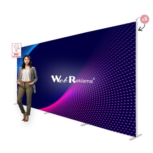 Ścianka Podświetlana Backlight 600 x 250