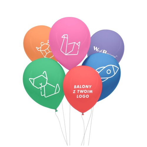 Balony reklamowe matowe z Twoim logo