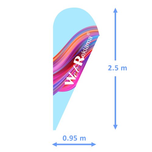 Flaga 0.95 x 2.5 m