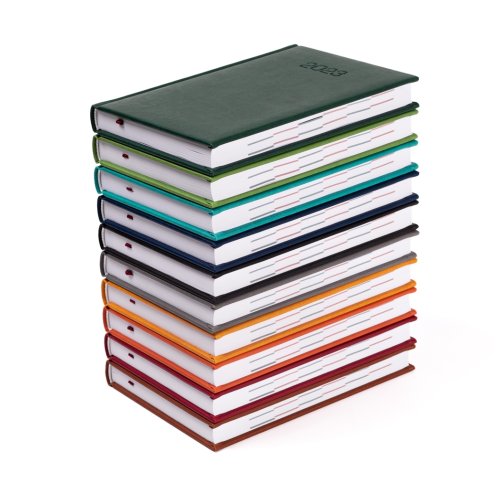 Kalendarz książkowy A5 - Rozkład Dzienny kolory