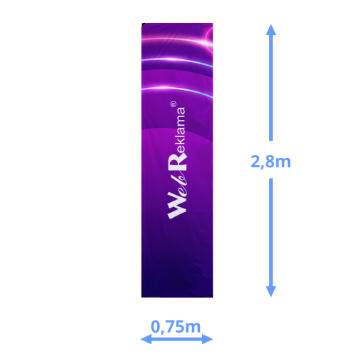 Flaga 0,75 x 2,8m