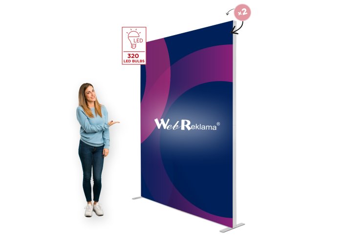 Ścianka Podświetlana Backlight 200 x 250