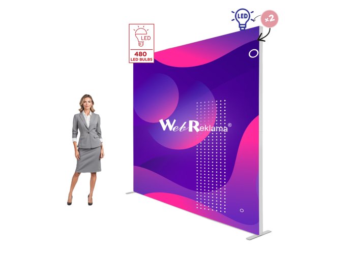 Ścianka Podświetlana Backlight 300 x 250