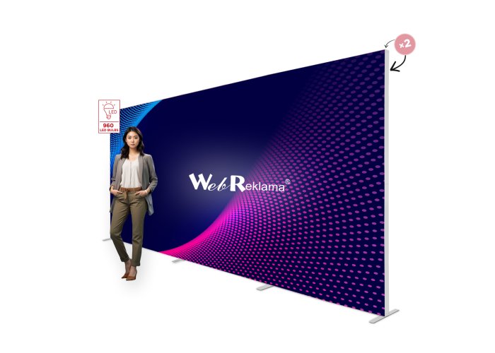 Ścianka Podświetlana Backlight 600 x 250