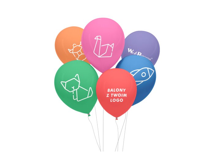 Balony reklamowe matowe z Twoim logo
