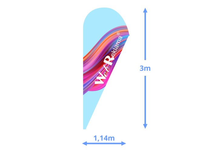Flaga 1,14 x 3m