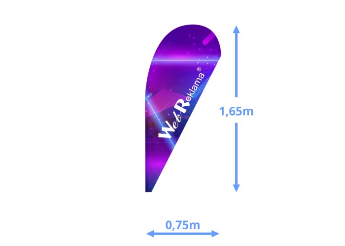 Flaga 0,75 x 1,65m