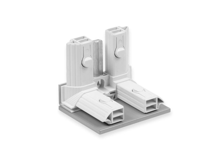 Łącznik narożnikowy dolny do ścianek LED Premium