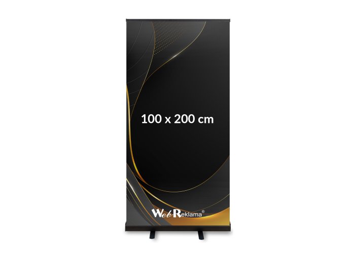 Rollup Black 100x200