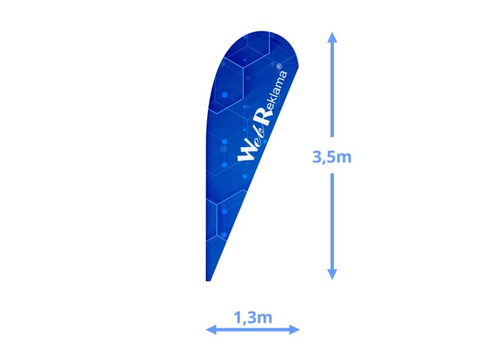 Flaga 1,3 x 3,5m